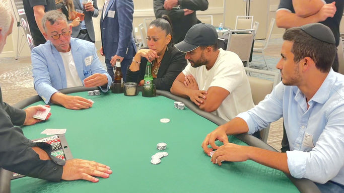 Final Table at All In For A Cause